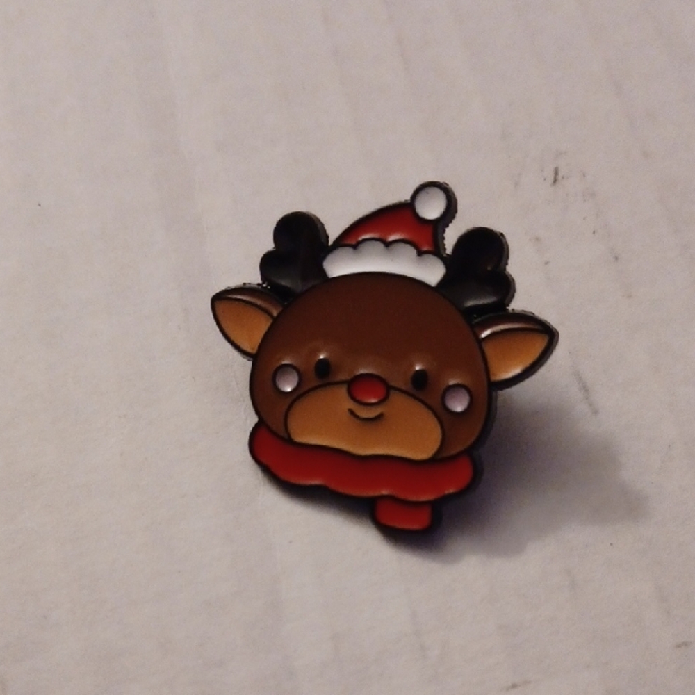 4/$30 New Cute Reindeer Enamel Pin